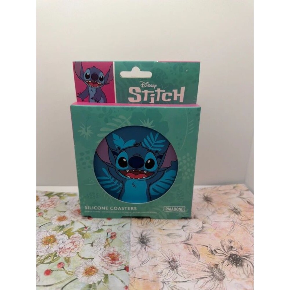 Stitch silicone coasters